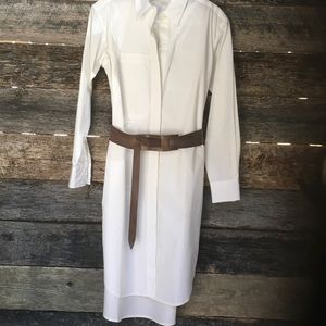 Jar of 100% cotton high low shirt dress